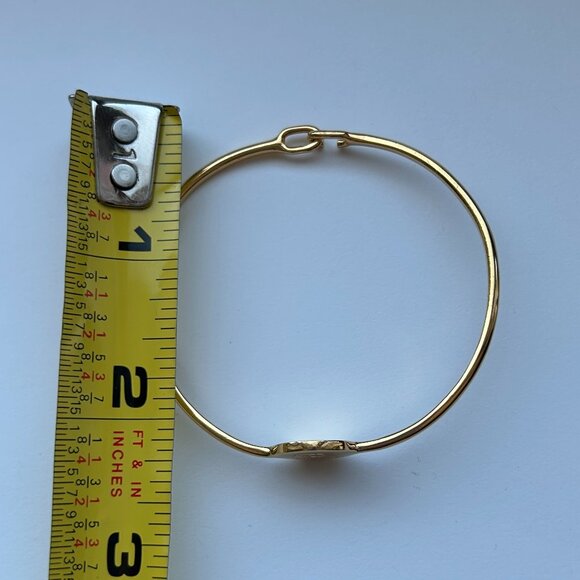 Sarah Chloe Gold-Plated Monogram Initial Bracelet - Picture 7 of 14